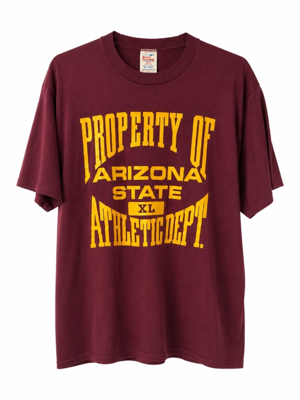 Vintage 80s ASU Arizona State USA Made Single Stitch Tee XL
